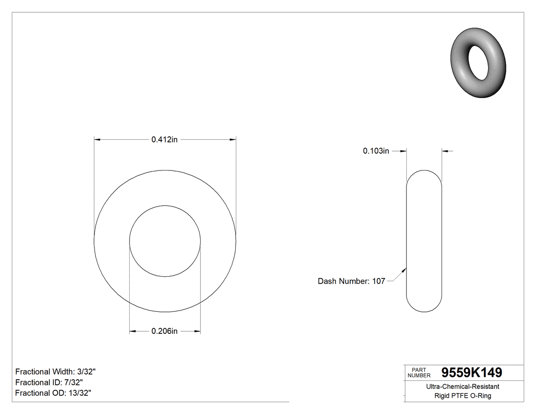 Technical drawing - 9559K149
